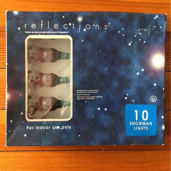 MIDWEST of  Cannon Falls glass snowmen lights - Picture 3 of 4